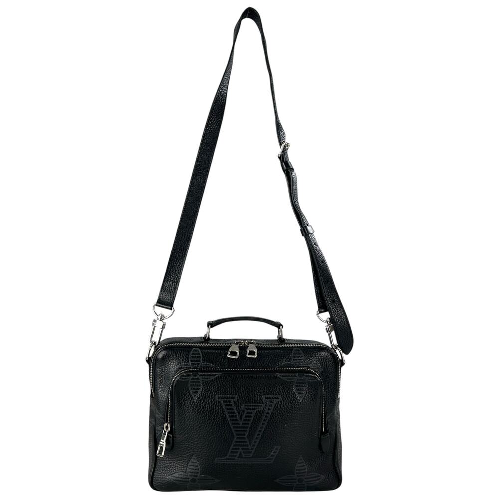 Louis Vuitton Taurillon Shadow Monogram Flight Case Bag
